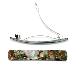 Matcha Addict Hair Clip – hårspænde med mosaikmønster i grøn og kobber