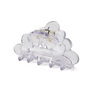 Elsa Move Mini klar hårklemme i bølget transparent design