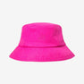 Pink Posh Buckethat i uld med tone-i-tone SUI AVA-logo